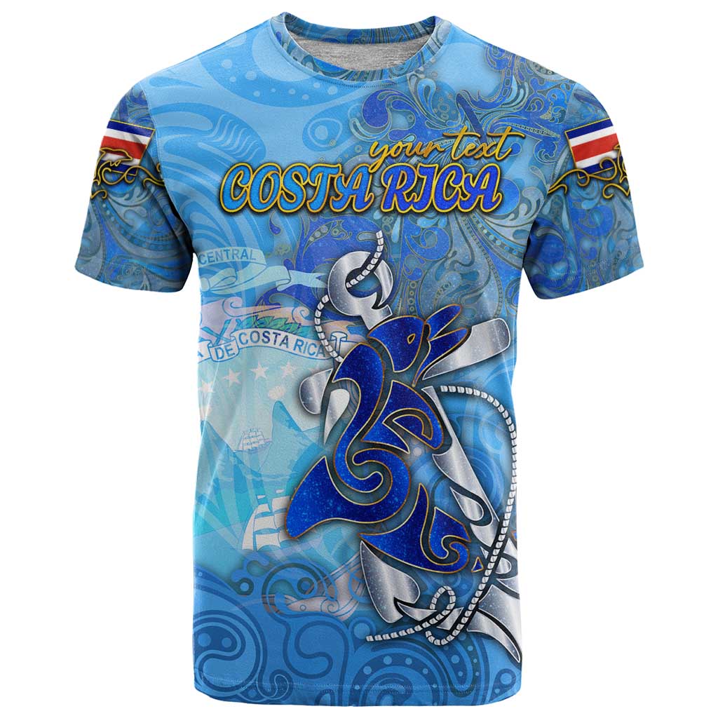 Ocean Spirit of Costa Rica T Shirt Anchored in Costa Rican Pride - Aussie Hoodie
