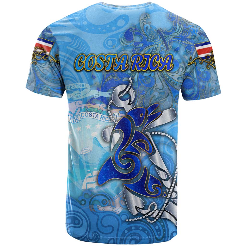 Ocean Spirit of Costa Rica T Shirt Anchored in Costa Rican Pride - Aussie Hoodie