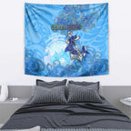 Ocean Spirit of Costa Rica Tapestry Anchored in Costa Rican Pride - Aussie Hoodie