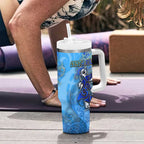 Ocean Spirit of Costa Rica Tumbler With Handle Anchored in Costa Rican Pride - Aussie Hoodie