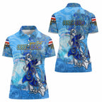 Ocean Spirit of Costa Rica Women Polo Shirt Anchored in Costa Rican Pride - Aussie Hoodie