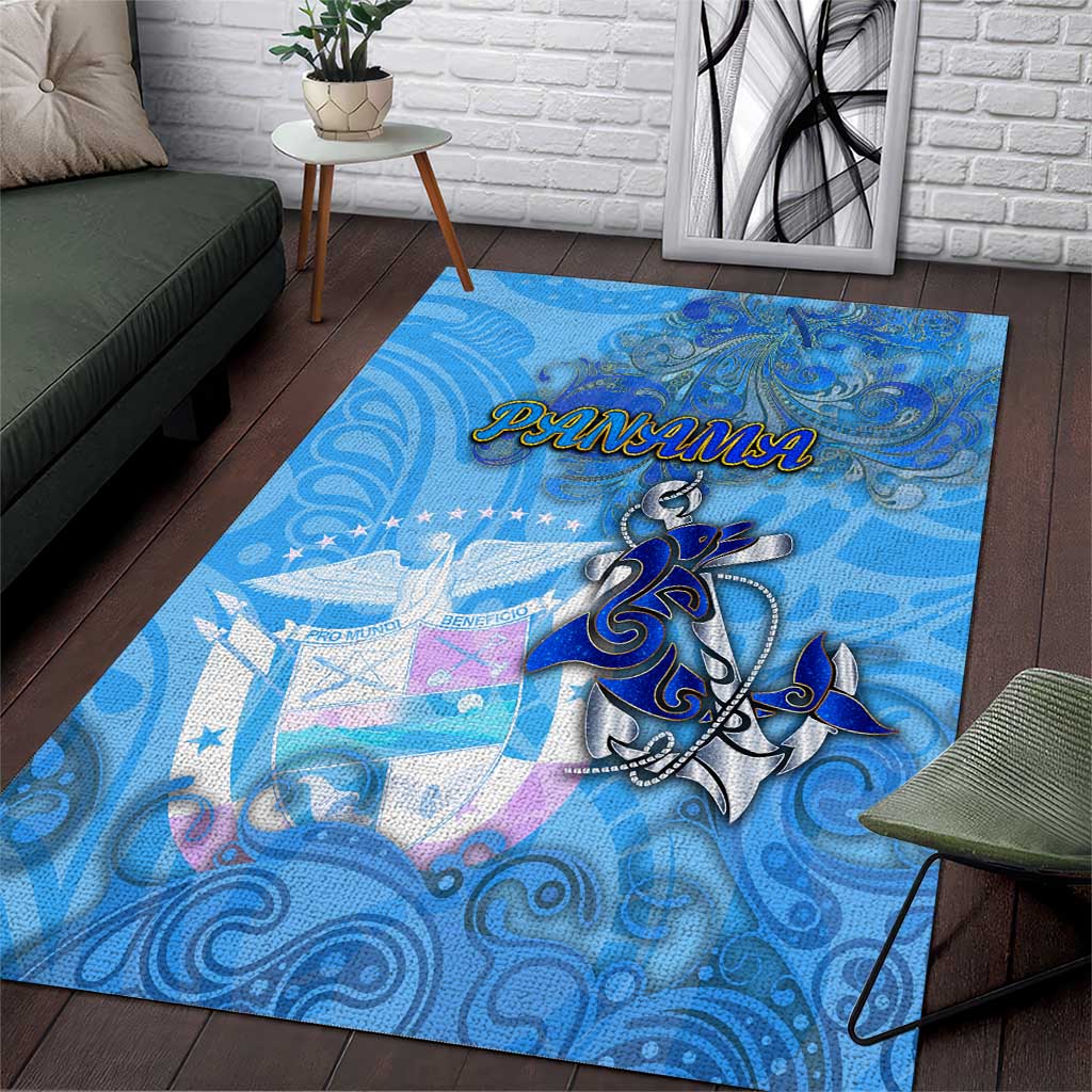 Ocean Spirit of Panama Area Rug Anchored in Panamanian Pride - Aussie Hoodie