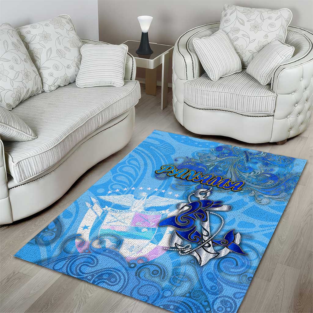 Ocean Spirit of Panama Area Rug Anchored in Panamanian Pride - Aussie Hoodie