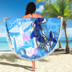 Ocean Spirit of Panama Beach Blanket Anchored in Panamanian Pride - Aussie Hoodie