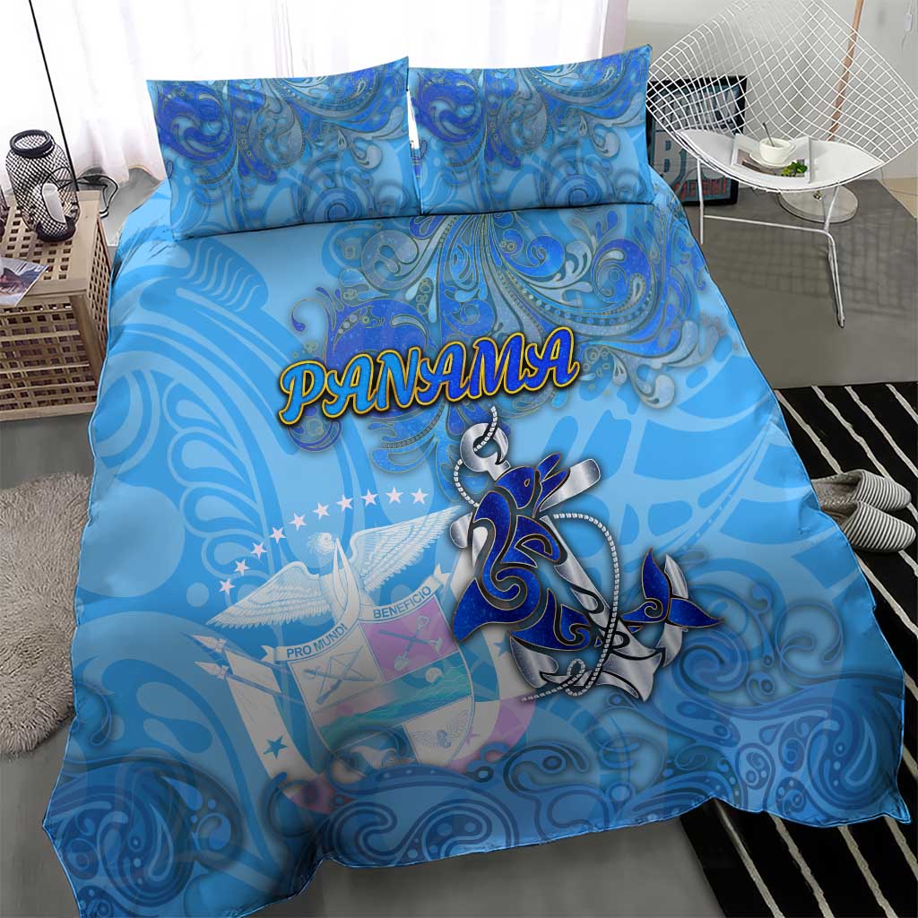 Ocean Spirit of Panama Bedding Set Anchored in Panamanian Pride - Aussie Hoodie