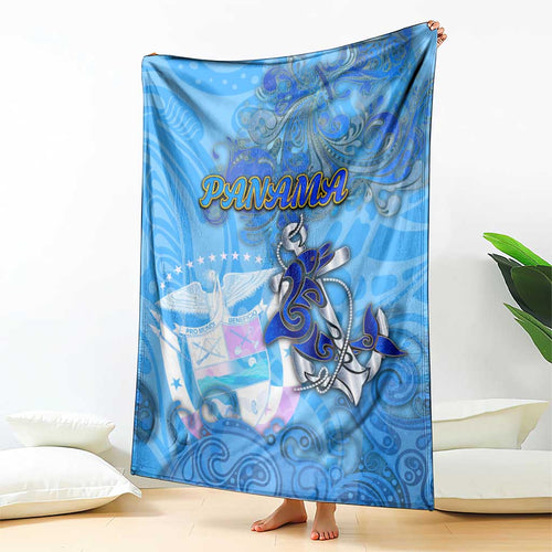 Ocean Spirit of Panama Blanket Anchored in Panamanian Pride - Aussie Hoodie