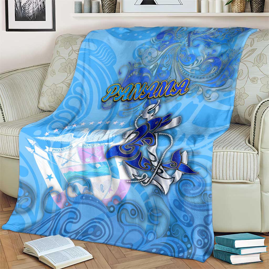 Ocean Spirit of Panama Blanket Anchored in Panamanian Pride - Aussie Hoodie