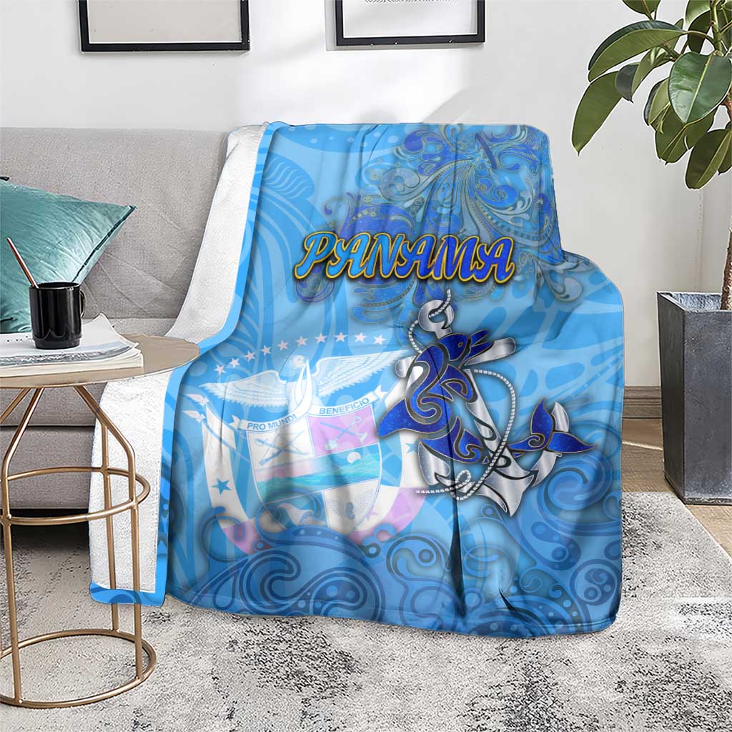 Ocean Spirit of Panama Blanket Anchored in Panamanian Pride - Aussie Hoodie
