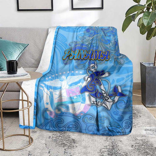 Ocean Spirit of Panama Blanket Anchored in Panamanian Pride - Aussie Hoodie