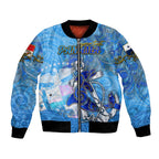 Ocean Spirit of Panama Bomber Jacket Anchored in Panamanian Pride - Aussie Hoodie