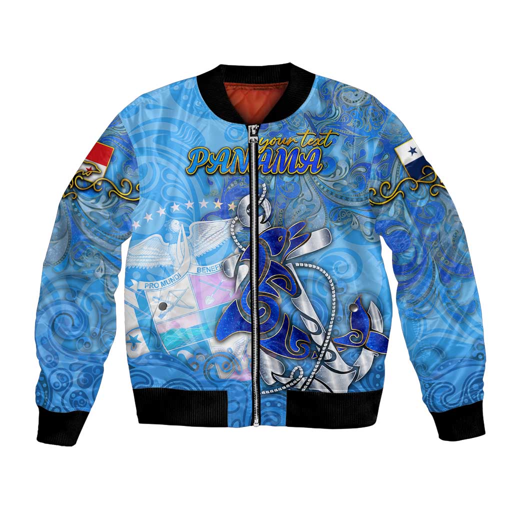 Ocean Spirit of Panama Bomber Jacket Anchored in Panamanian Pride - Aussie Hoodie