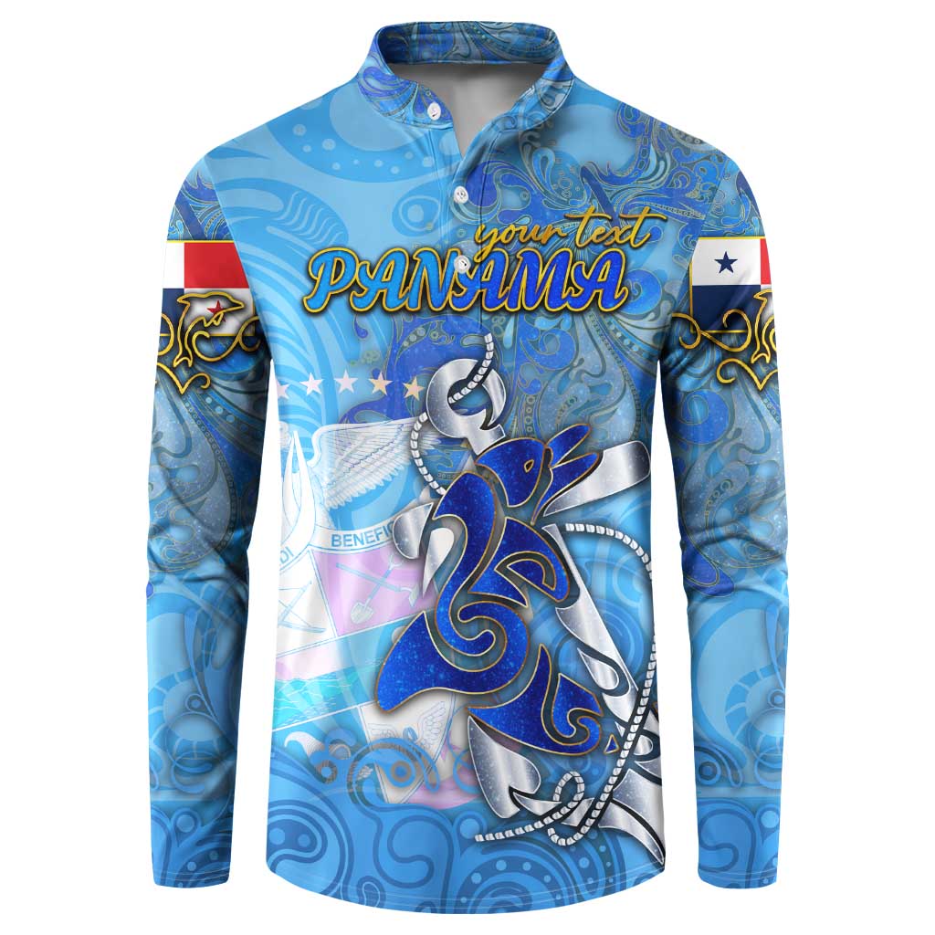 Ocean Spirit of Panama Button Sweatshirt Anchored in Panamanian Pride - Aussie Hoodie