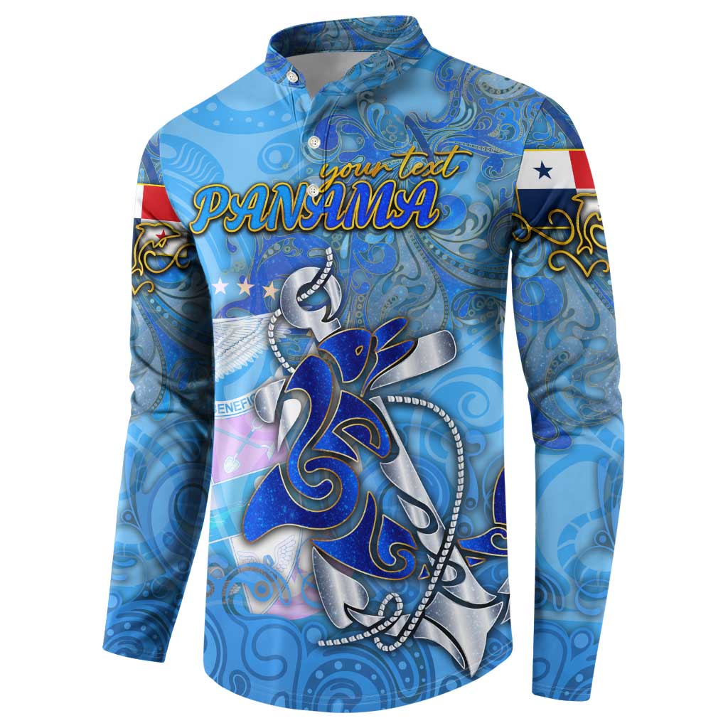 Ocean Spirit of Panama Button Sweatshirt Anchored in Panamanian Pride - Aussie Hoodie