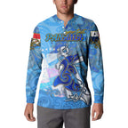Ocean Spirit of Panama Button Sweatshirt Anchored in Panamanian Pride - Aussie Hoodie