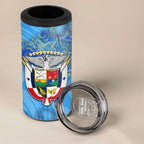 Ocean Spirit of Panama 4 in 1 Can Cooler Tumbler Anchored in Panamanian Pride - Aussie Hoodie