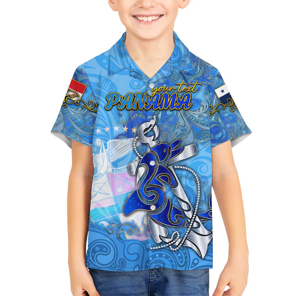 Ocean Spirit of Panama Family Matching Long Sleeve Bodycon Dress and Hawaiian Shirt Anchored in Panamanian Pride - Aussie Hoodie