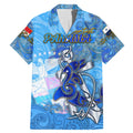 Ocean Spirit of Panama Family Matching Mermaid Dress and Hawaiian Shirt Anchored in Panamanian Pride - Aussie Hoodie