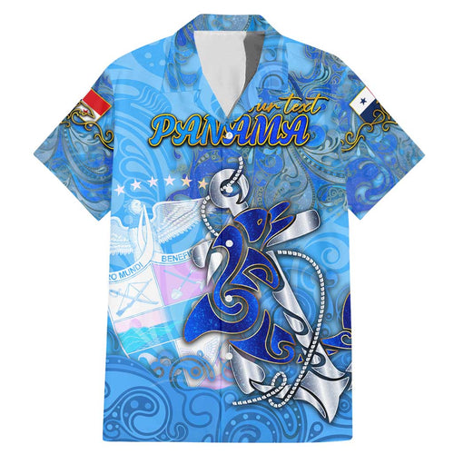 Ocean Spirit of Panama Family Matching Mermaid Dress and Hawaiian Shirt Anchored in Panamanian Pride - Aussie Hoodie