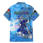 Ocean Spirit of Panama Family Matching Mermaid Dress and Hawaiian Shirt Anchored in Panamanian Pride - Aussie Hoodie