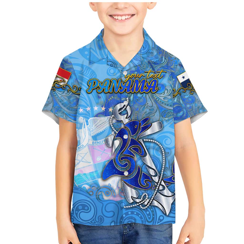 Ocean Spirit of Panama Family Matching Mermaid Dress and Hawaiian Shirt Anchored in Panamanian Pride - Aussie Hoodie