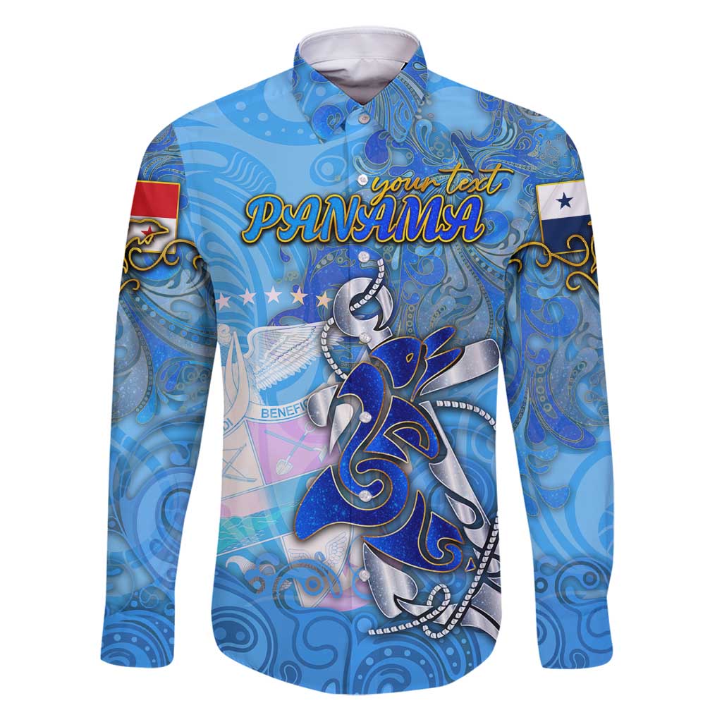 Ocean Spirit of Panama Family Matching Puletasi and Hawaiian Shirt Anchored in Panamanian Pride - Aussie Hoodie