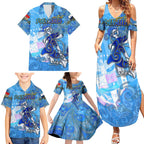 Ocean Spirit of Panama Family Matching Summer Maxi Dress and Hawaiian Shirt Anchored in Panamanian Pride - Aussie Hoodie
