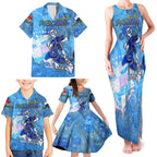 Ocean Spirit of Panama Family Matching Tank Maxi Dress and Hawaiian Shirt Anchored in Panamanian Pride - Aussie Hoodie