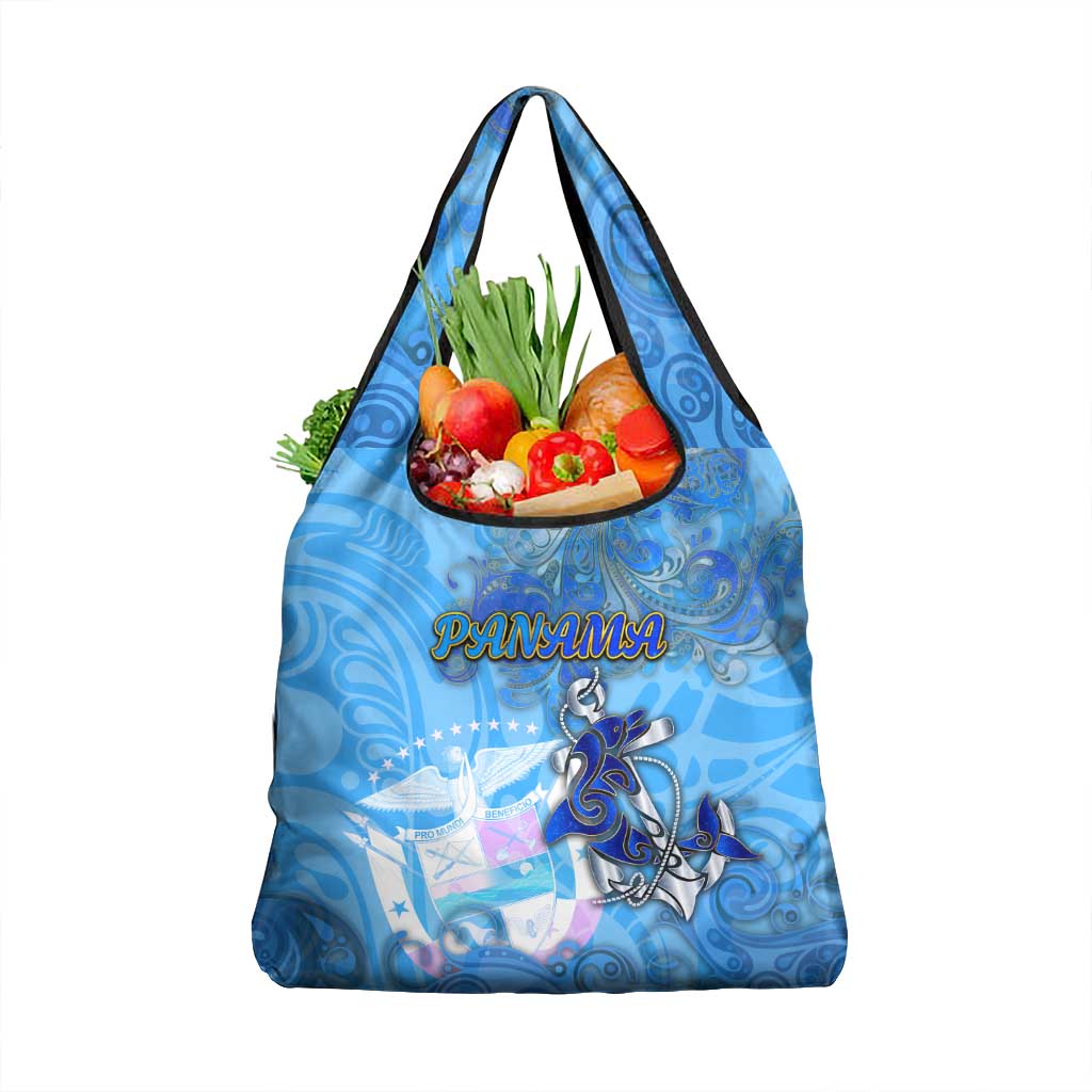 Ocean Spirit of Panama Grocery Bag Anchored in Panamanian Pride - Aussie Hoodie
