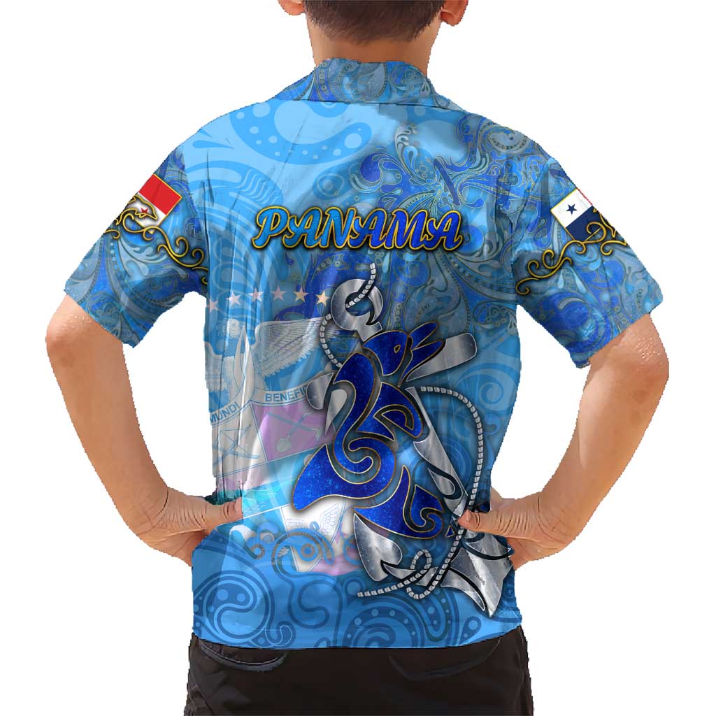 Ocean Spirit of Panama Kid Hawaiian Shirt Anchored in Panamanian Pride - Aussie Hoodie