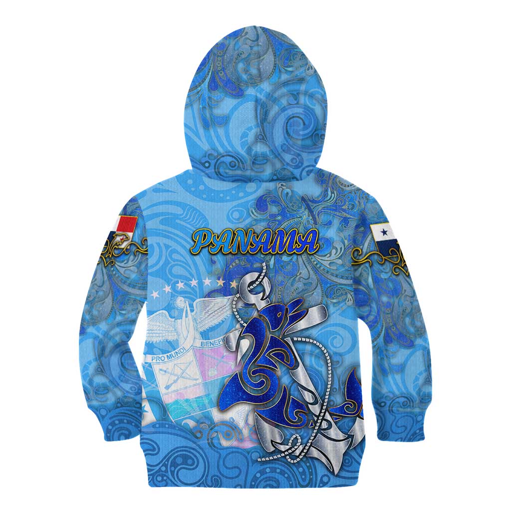 Ocean Spirit of Panama Kid Hoodie Anchored in Panamanian Pride - Aussie Hoodie