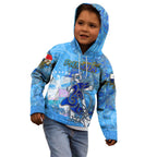 Ocean Spirit of Panama Kid Hoodie Anchored in Panamanian Pride - Aussie Hoodie