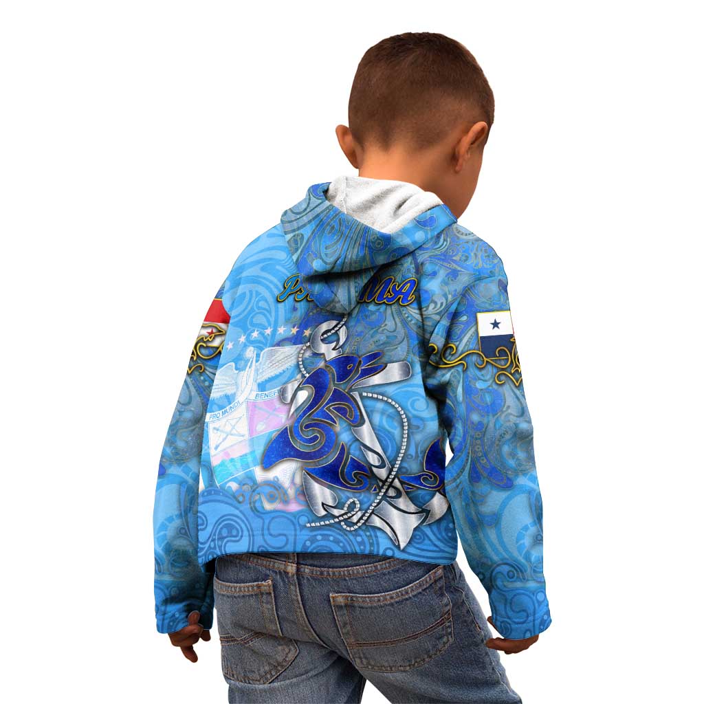 Ocean Spirit of Panama Kid Hoodie Anchored in Panamanian Pride - Aussie Hoodie