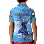 Ocean Spirit of Panama Kid Polo Shirt Anchored in Panamanian Pride - Aussie Hoodie