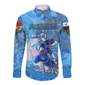 Ocean Spirit of Panama Long Sleeve Button Shirt Anchored in Panamanian Pride - Aussie Hoodie