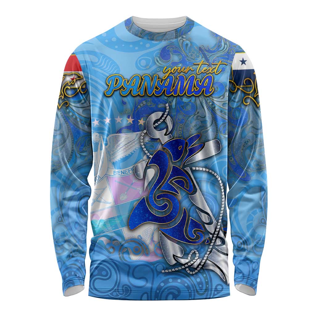 Ocean Spirit of Panama Long Sleeve Shirt Anchored in Panamanian Pride - Aussie Hoodie