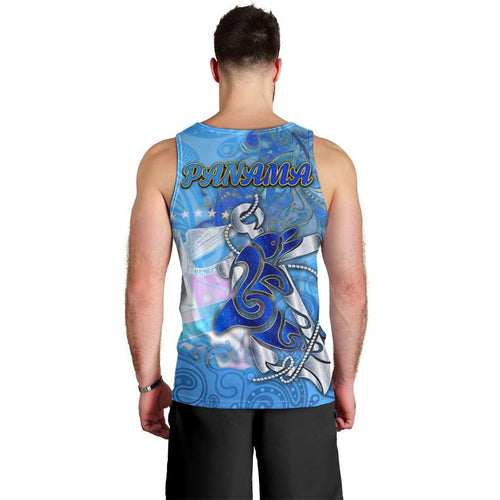Ocean Spirit of Panama Men Tank Top Anchored in Panamanian Pride - Aussie Hoodie