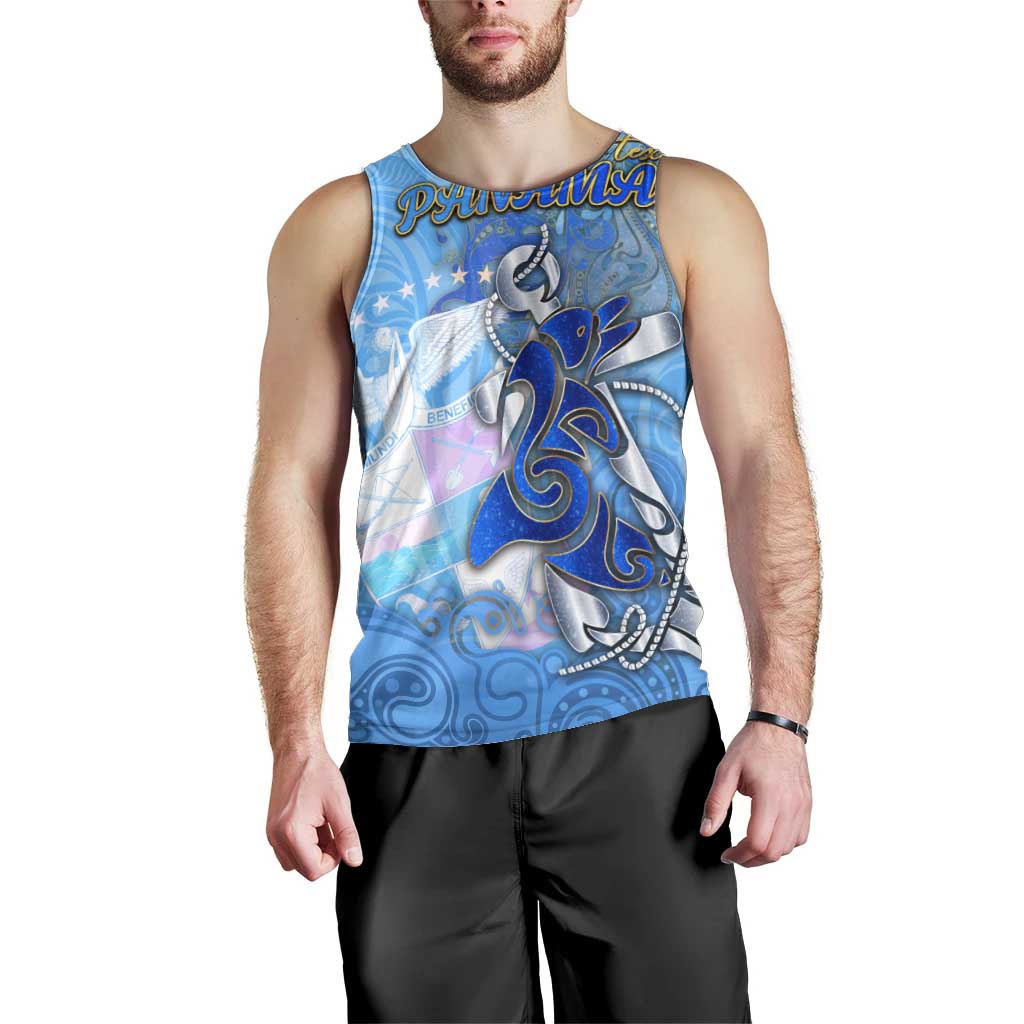 Ocean Spirit of Panama Men Tank Top Anchored in Panamanian Pride - Aussie Hoodie