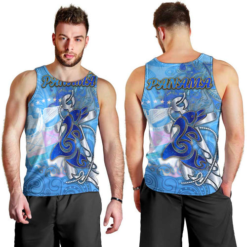 Ocean Spirit of Panama Men Tank Top Anchored in Panamanian Pride - Aussie Hoodie