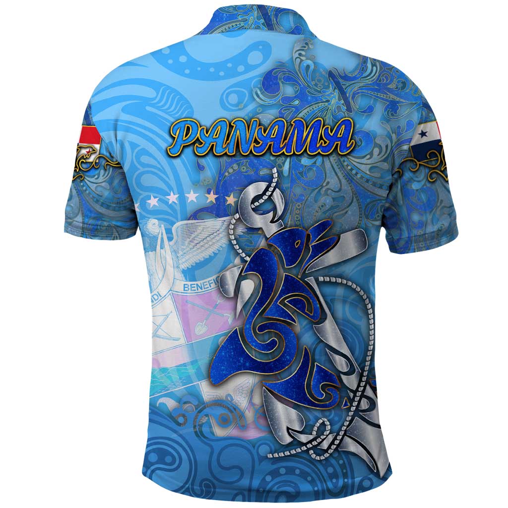 Ocean Spirit of Panama Polo Shirt Anchored in Panamanian Pride - Aussie Hoodie