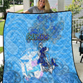 Ocean Spirit of Panama Quilt Anchored in Panamanian Pride - Aussie Hoodie