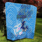 Ocean Spirit of Panama Quilt Anchored in Panamanian Pride - Aussie Hoodie