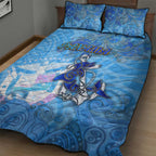 Ocean Spirit of Panama Quilt Bed Set Anchored in Panamanian Pride - Aussie Hoodie