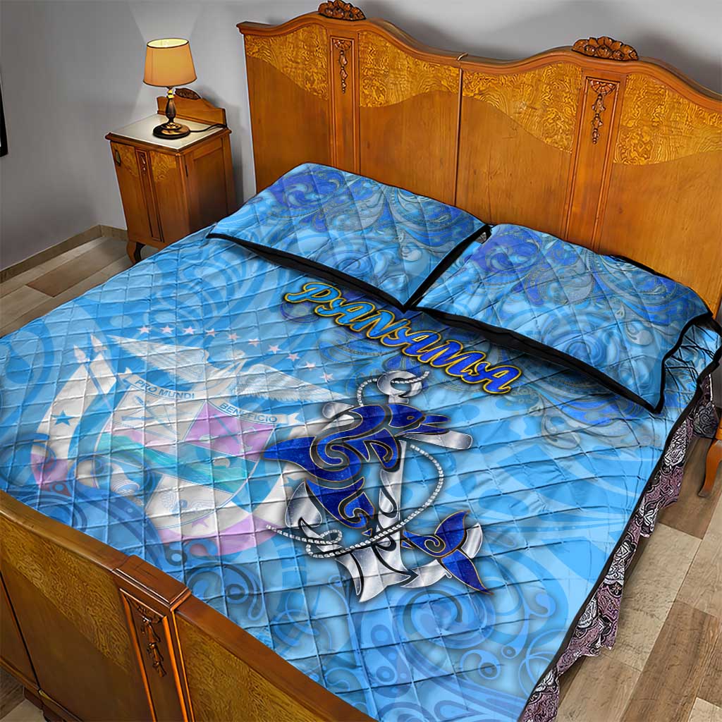 Ocean Spirit of Panama Quilt Bed Set Anchored in Panamanian Pride - Aussie Hoodie