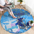 Ocean Spirit of Panama Round Carpet Anchored in Panamanian Pride - Aussie Hoodie