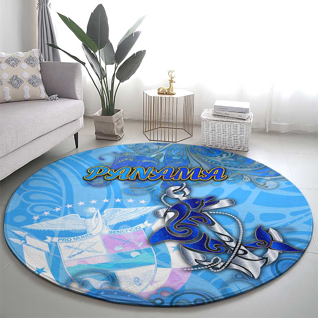 Ocean Spirit of Panama Round Carpet Anchored in Panamanian Pride - Aussie Hoodie