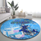 Ocean Spirit of Panama Round Carpet Anchored in Panamanian Pride - Aussie Hoodie