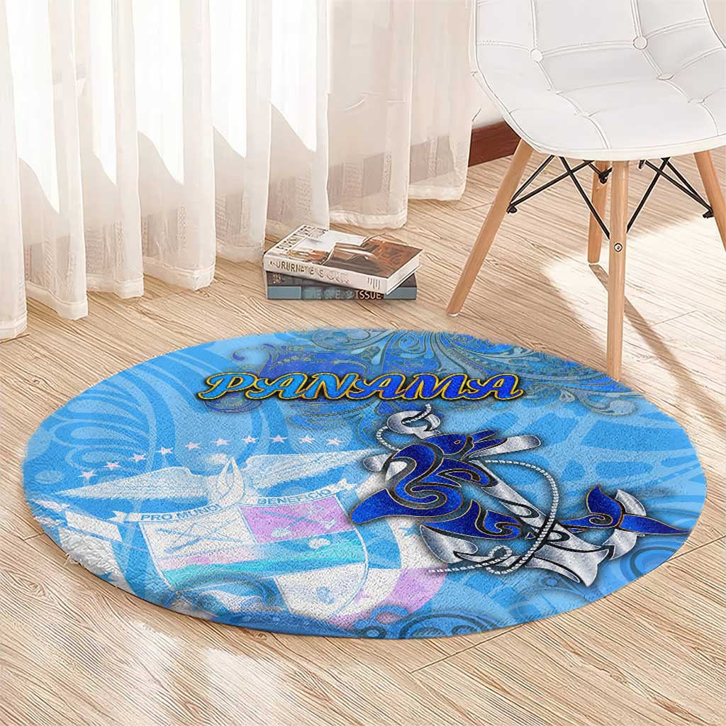 Ocean Spirit of Panama Round Carpet Anchored in Panamanian Pride - Aussie Hoodie