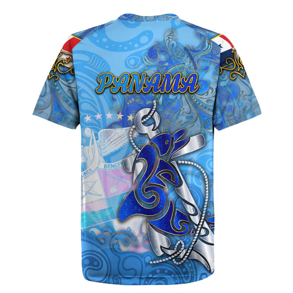 Ocean Spirit of Panama Rugby Jersey Anchored in Panamanian Pride - Aussie Hoodie