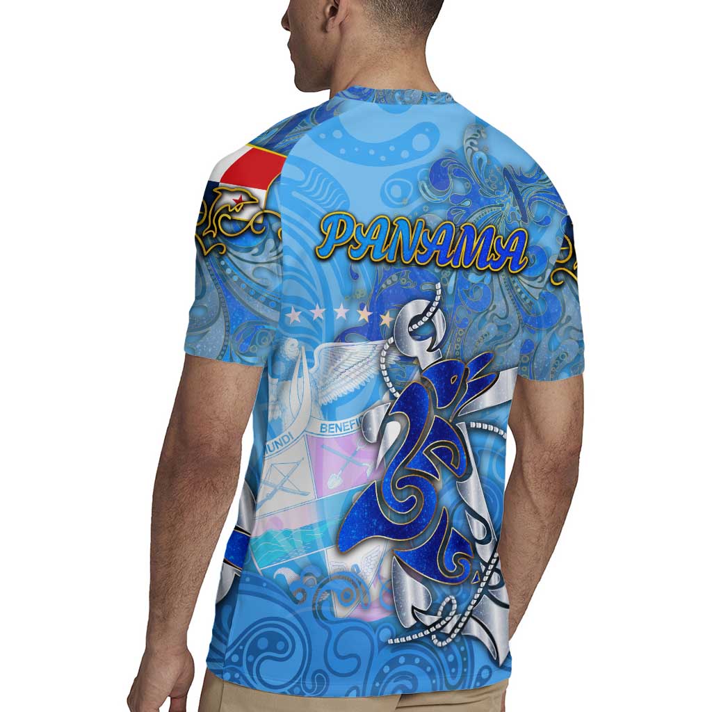 Ocean Spirit of Panama Rugby Jersey Anchored in Panamanian Pride - Aussie Hoodie