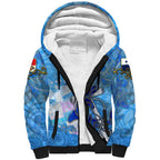 Ocean Spirit of Panama Sherpa Hoodie Anchored in Panamanian Pride - Aussie Hoodie